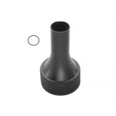 Zoellner Ear Speculum Fig. 3 - Oval - Black Stainless Steel, 3.8 cm / 1 1/2" Tip Size 7.5 x 8.5 mm